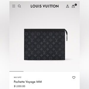 🖤🩶 Louis Vuitton Pochette Voyage MM